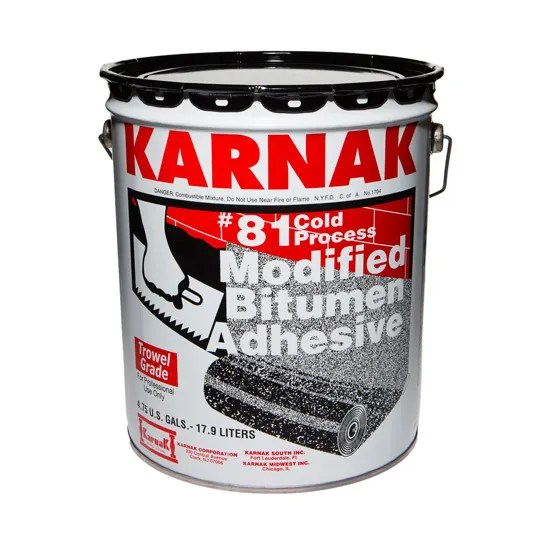 81 Modified Bitumen Adhesive Trowel Grade 5 Gallon Pail
