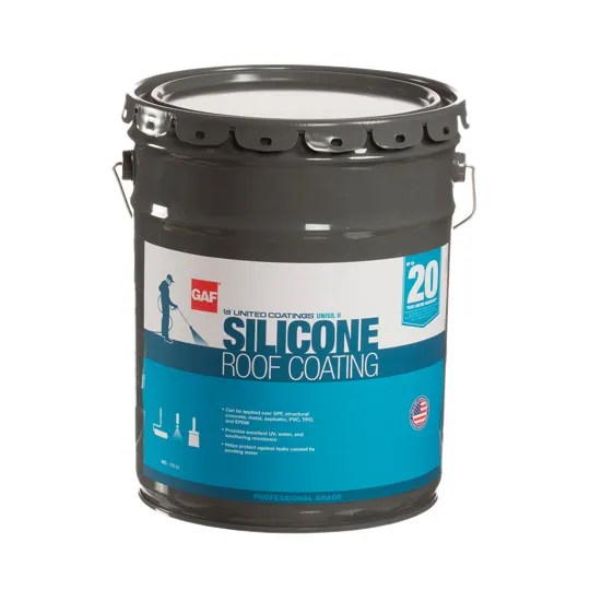 Unisil Silicone Roof Coating 5 Gallon Pail
