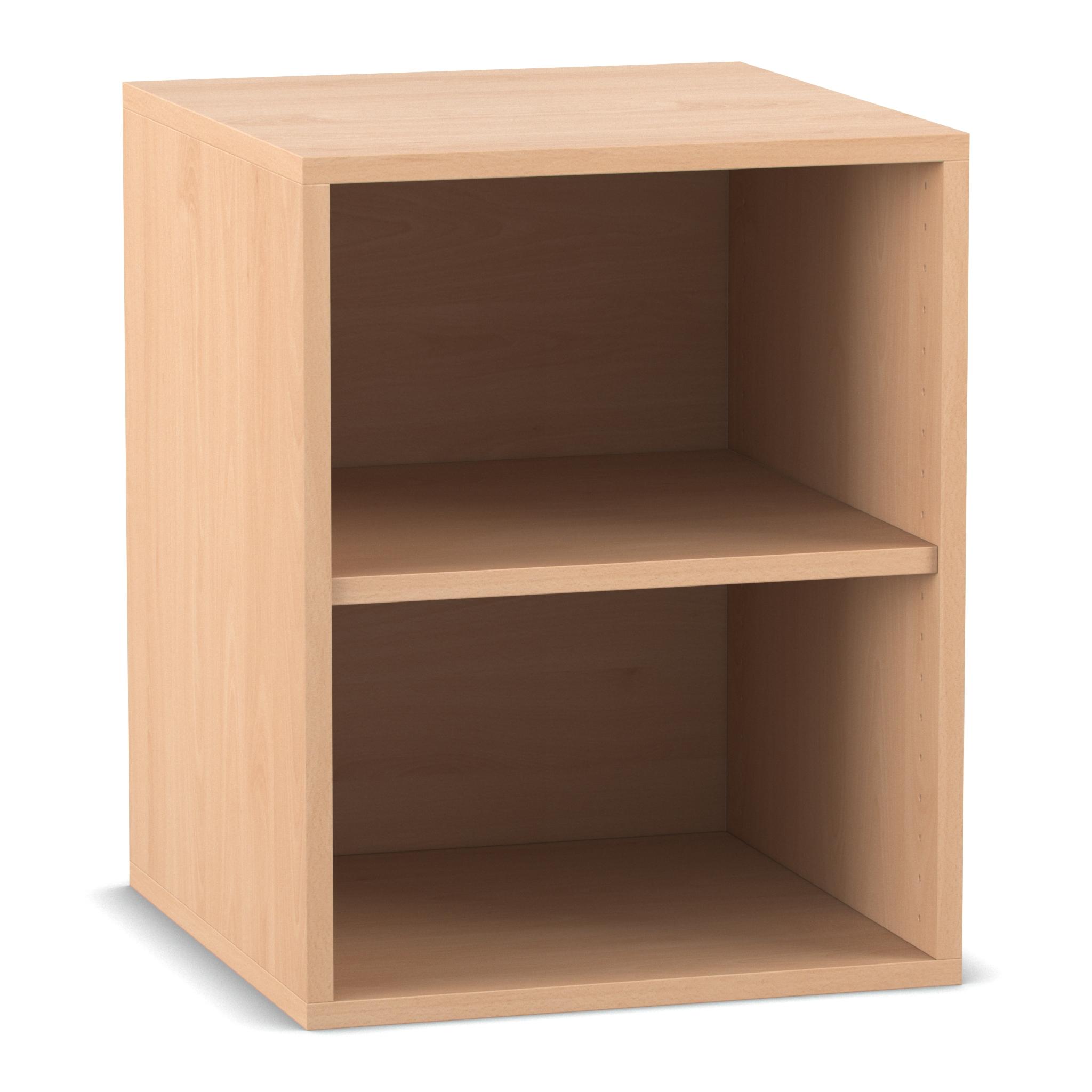 Flexeo® Aufsatzregal, 1 Fachboden, H x B 60,6 x 48,1 cm