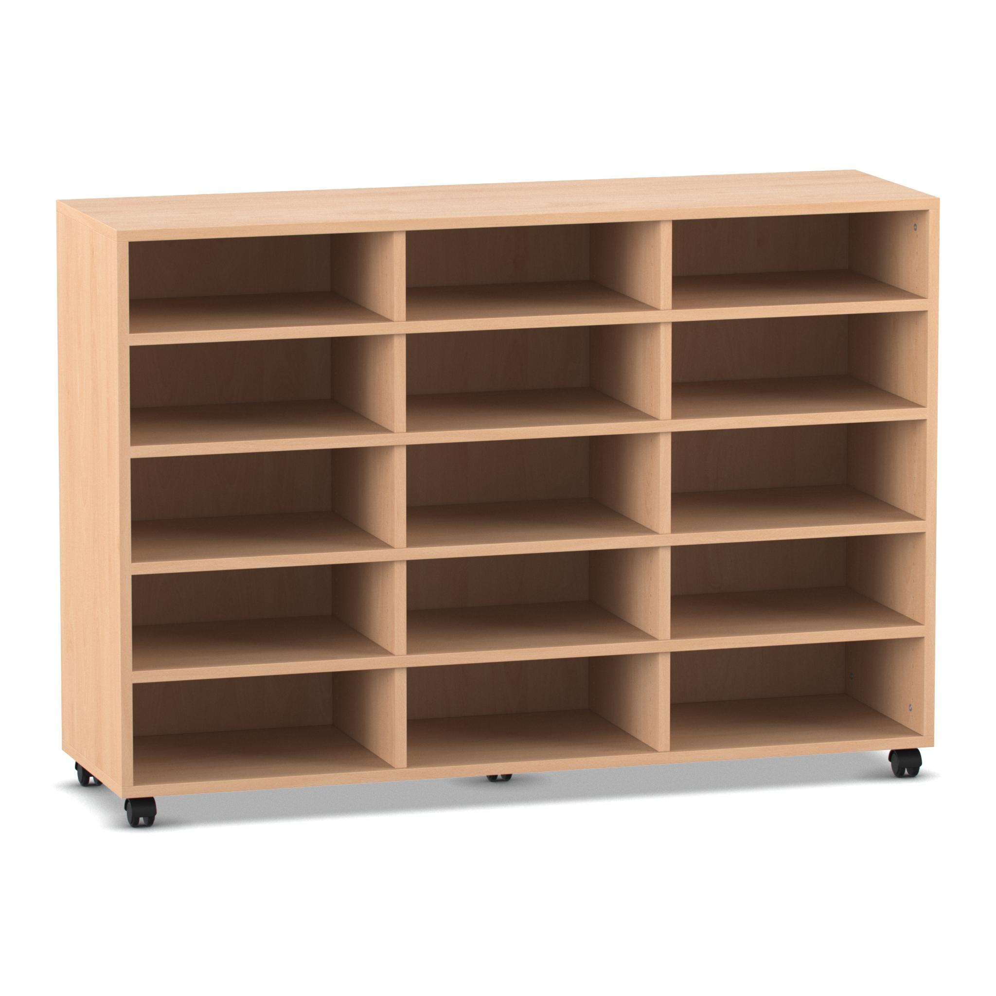Flexeo® Regal mit 15 Fächern H x B x T 98 x 140 x 40,8 cm betzold.de