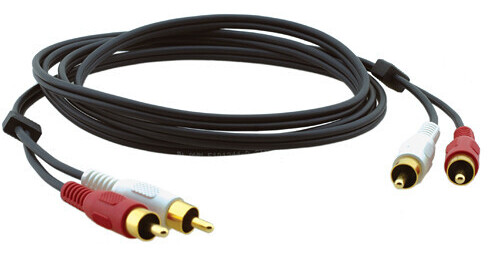 Kramer 2 RCA Male to 2 RCA Male Stereo Audio Cable C2RAM/2RAM3