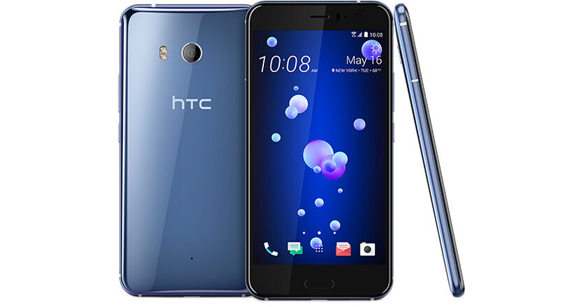 HTC U11 64GB Smartphone (Unlocked, Amazing Silver) 99HAMC01700