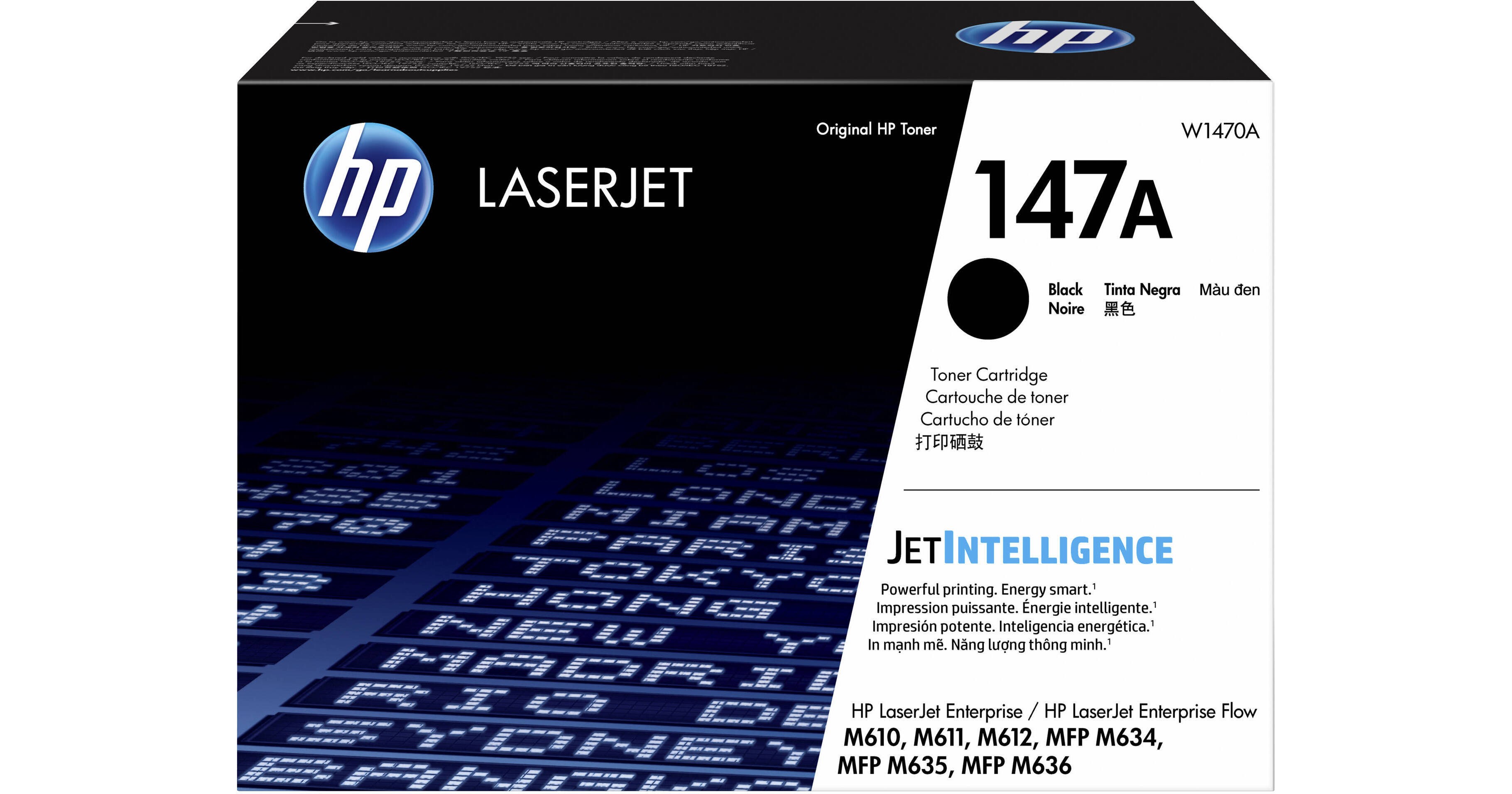 HP 147A Black Original LaserJet Toner Cartridge W1470A B&H Photo