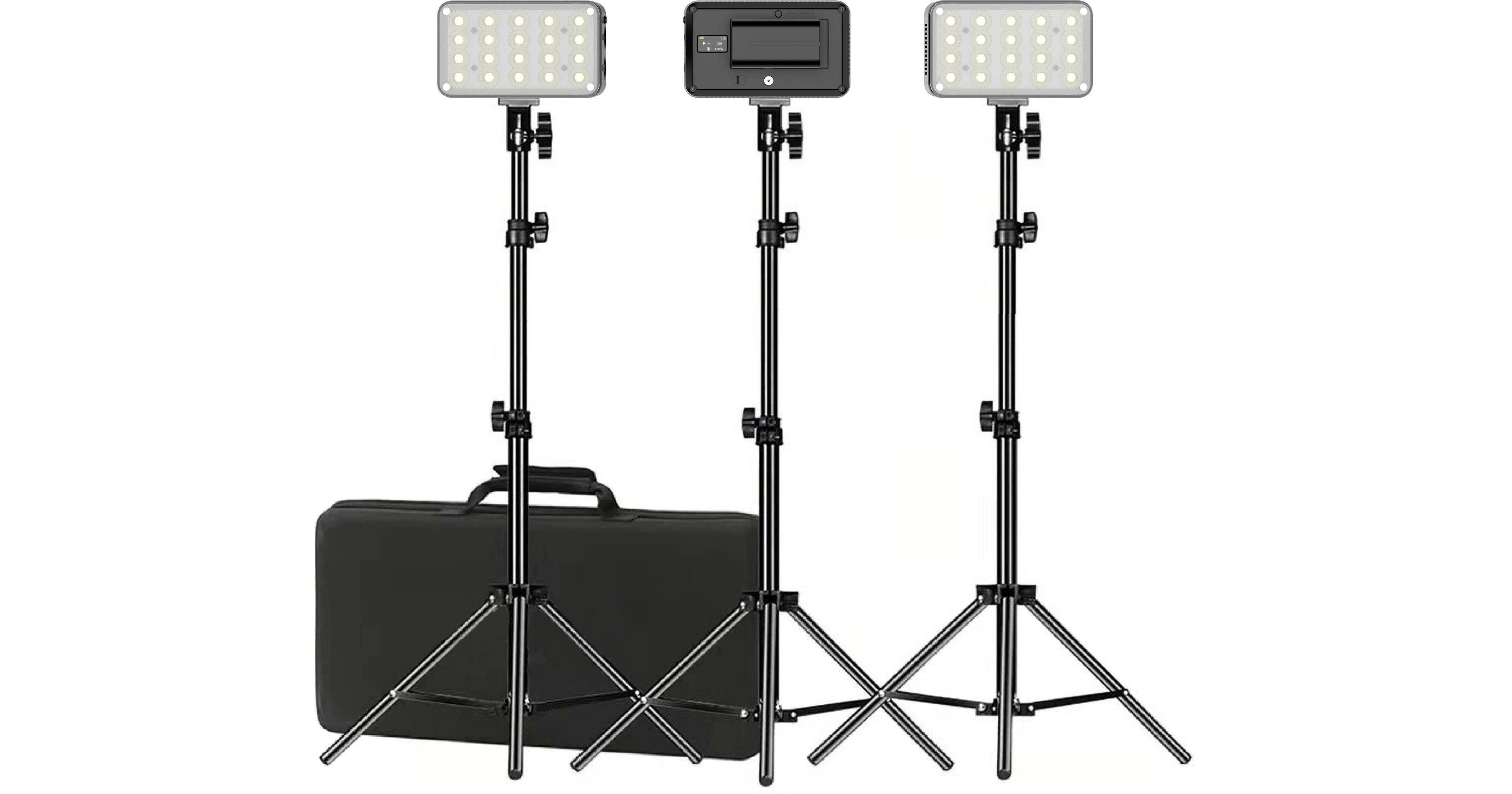 COMER Torch 300 LED OnCamera 3Light Kit CMTC300K B&H Photo