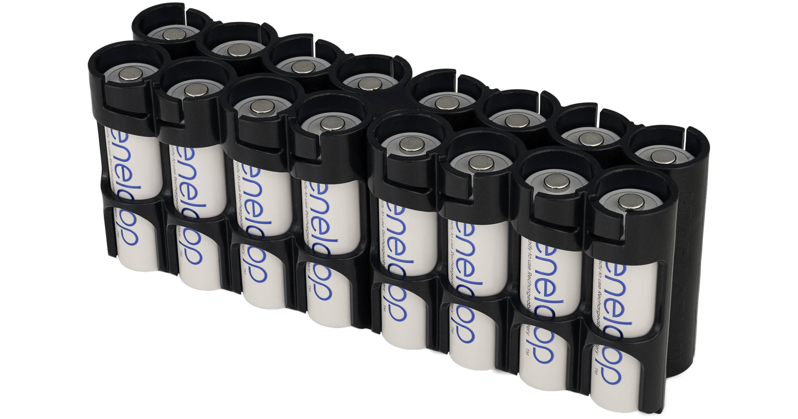 STORACELL Carbon Fiber AA Battery Holder (16) 1014 B&H