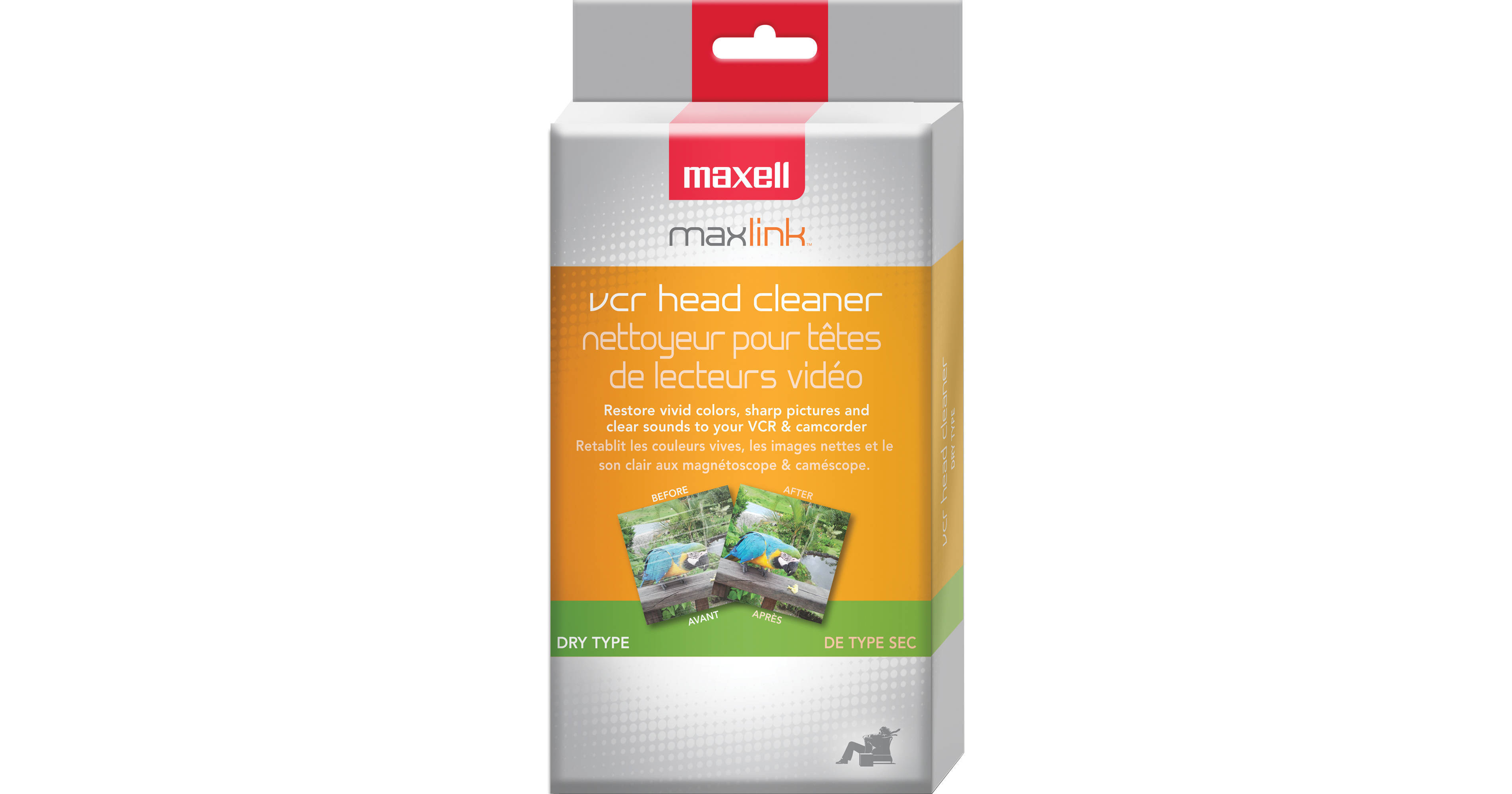Maxell VP100 VHS Head Cleaner 290058 B&H Photo Video
