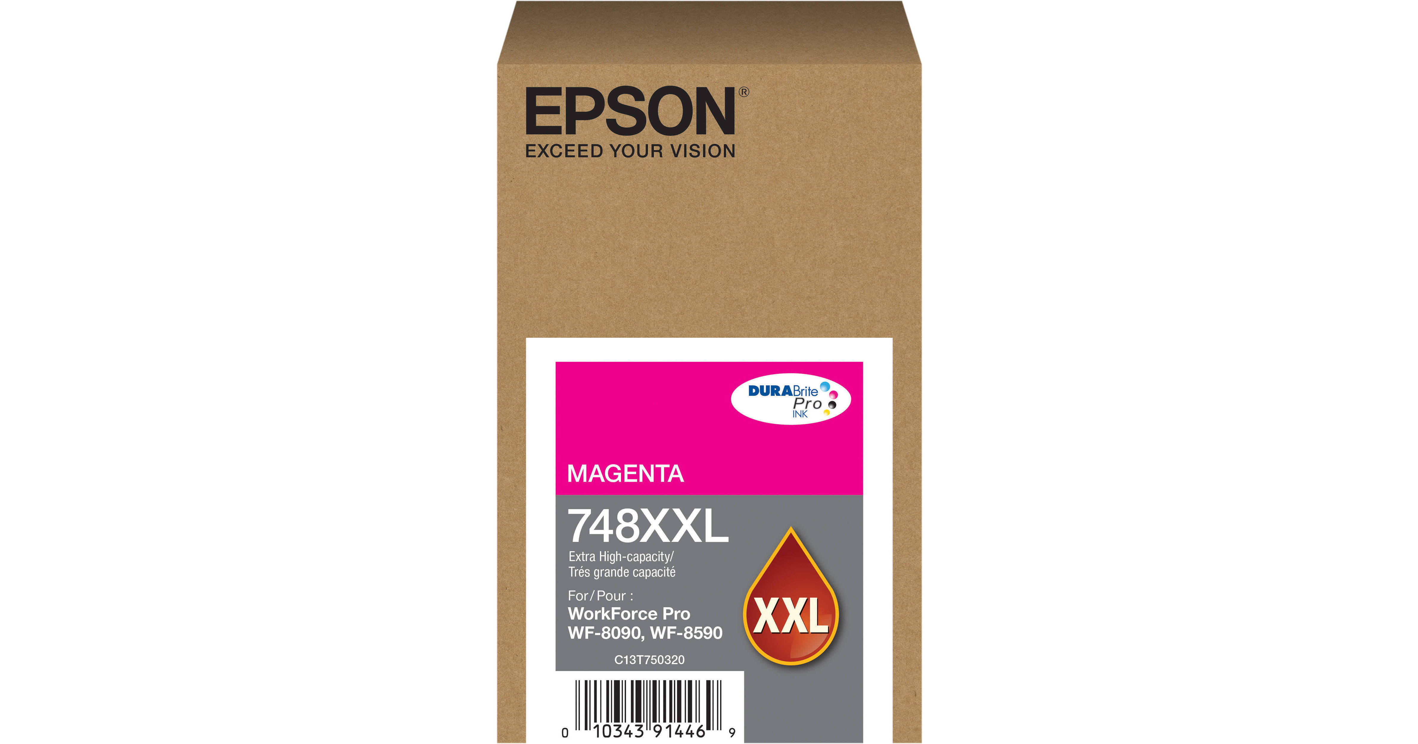 Epson DURABrite Pro 748XXL ExtraHigh Capacity Magenta