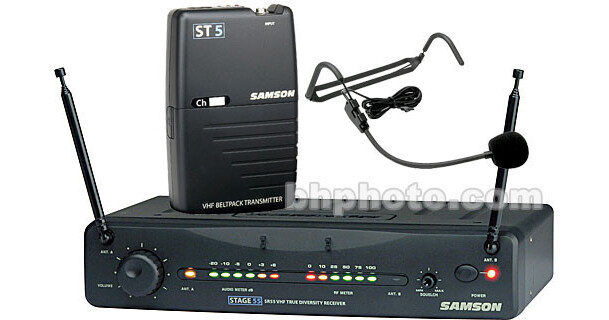 Samson Stage 55 Wireless Microphone System SW55SCH502 B&H Photo