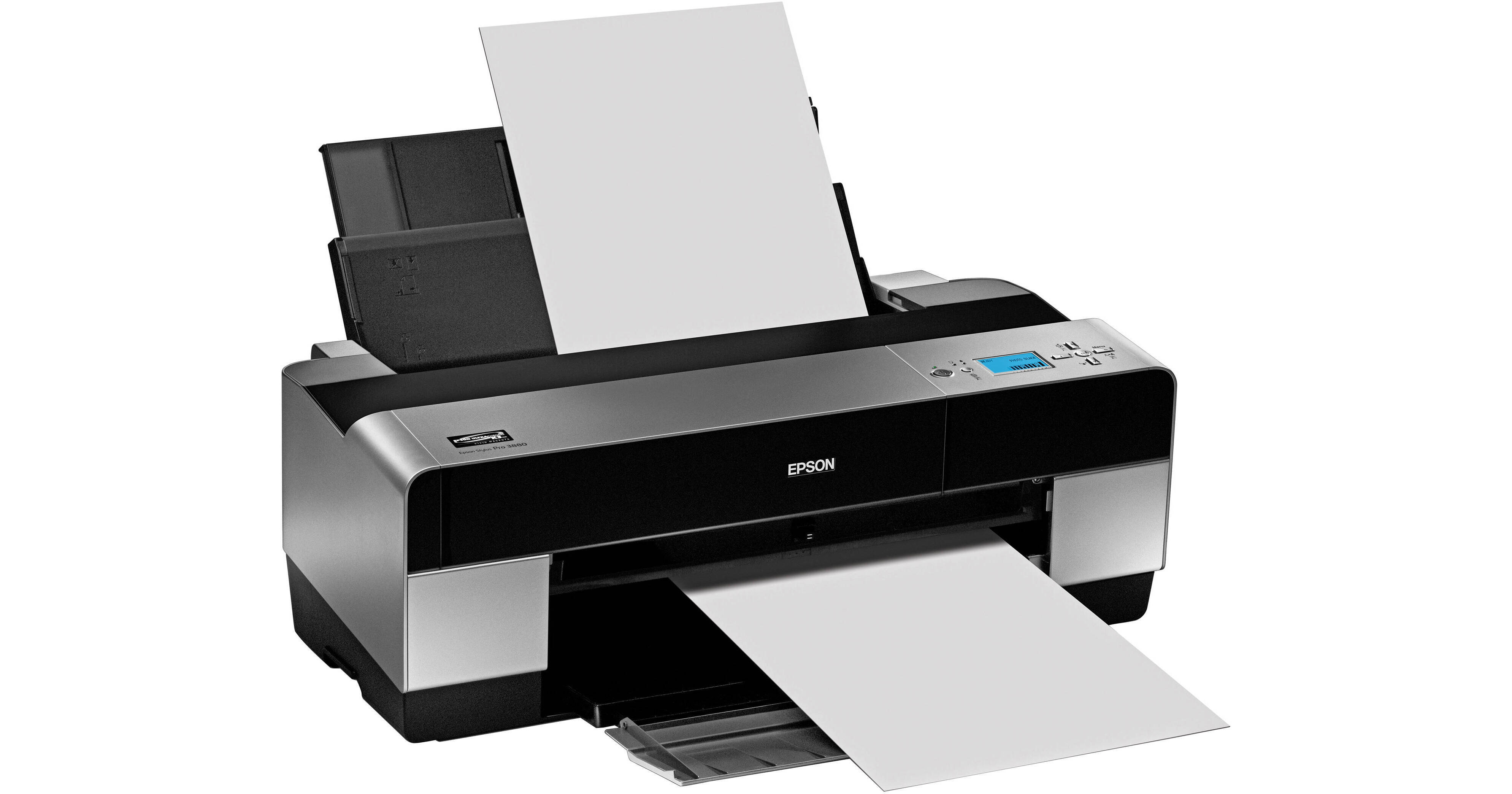 Epson 3880 printer only prints part of picture pleasepilot