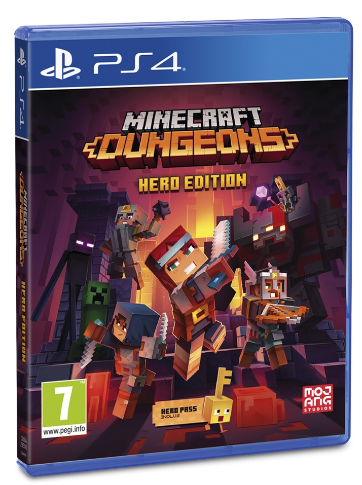 [Dispo] MAJ Minecraft Dungeons Hero Edition en boîte sur PS4, Xbox One