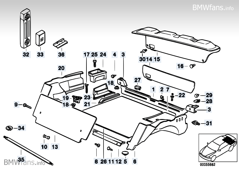 Bmw E46 Touring Kofferraumverkleidung Demontieren