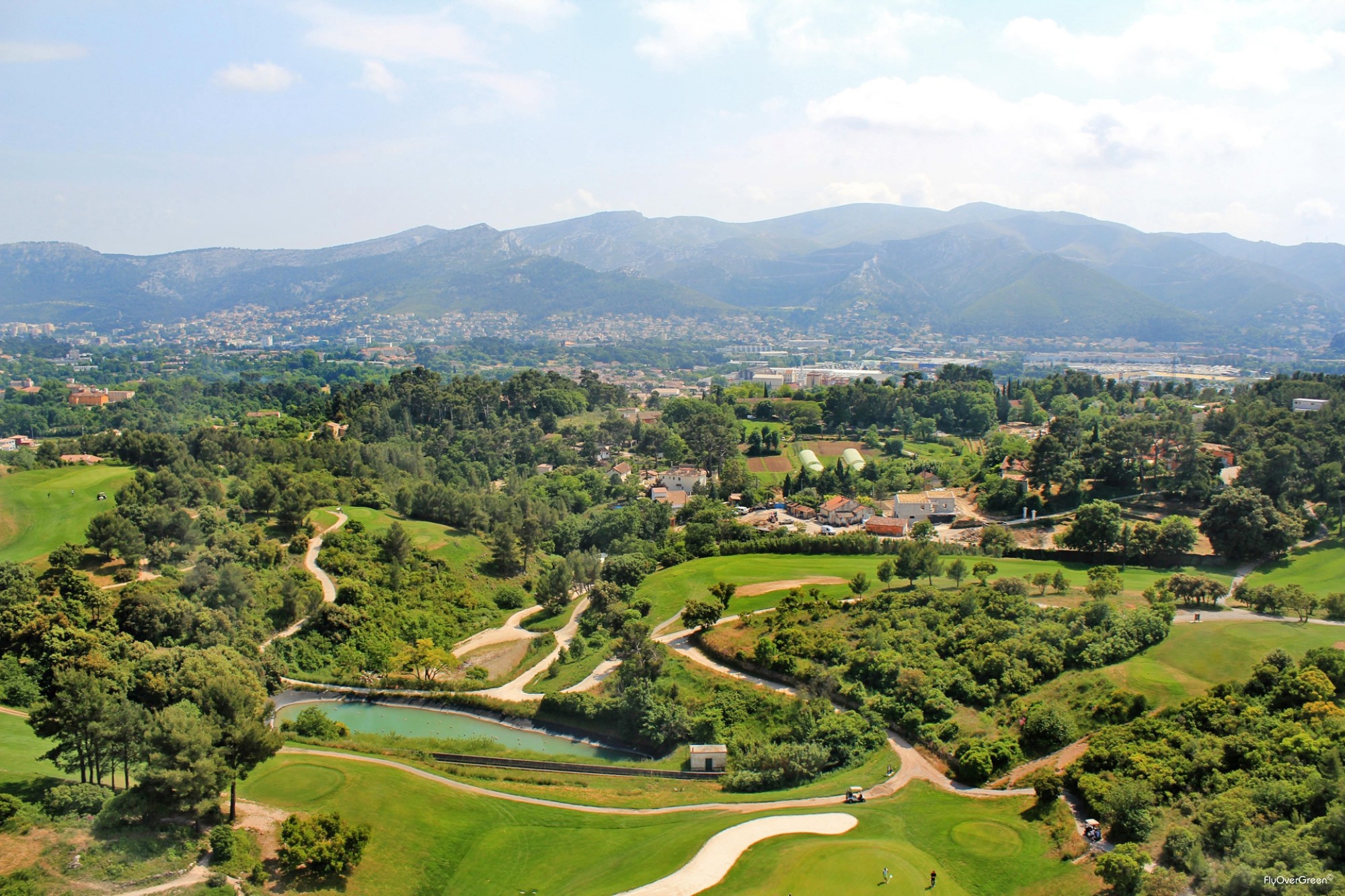 Golf de Marseille La Salette video aérienne