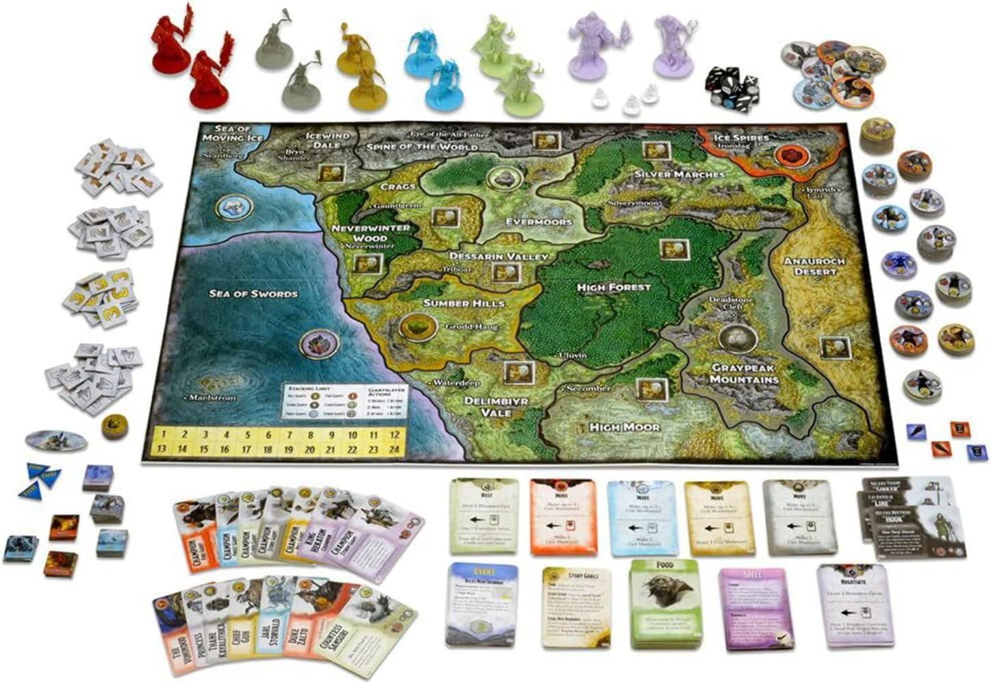 Dungeons & Dragons Assault of The Giants Board Game by Wizkids Standard Edition