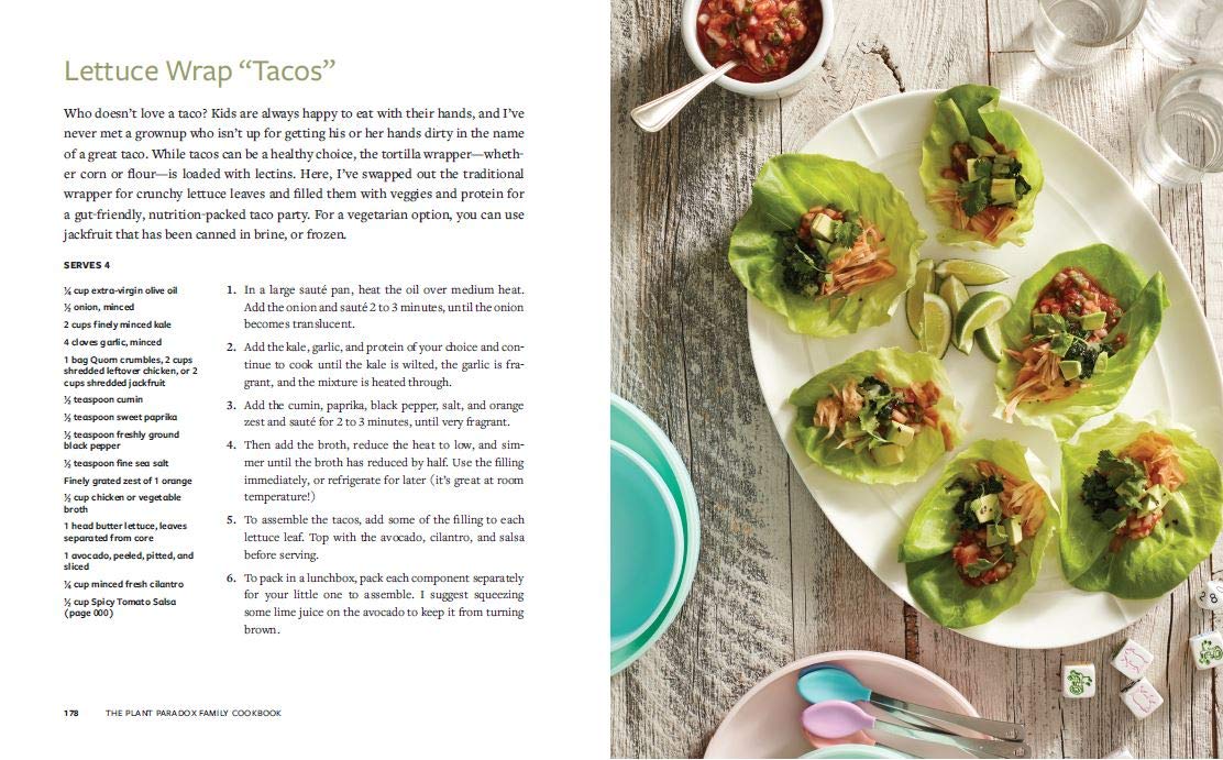 The Plant Paradox Family Cookbook, 80 OnePot Recipes to Nourish Your