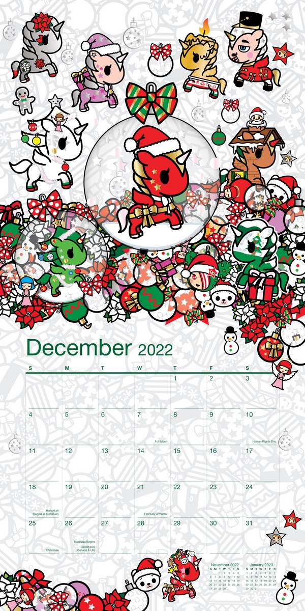 Tokidoki 2022 Wall Calendar by Simone Legno 9780789340696 Booktopia