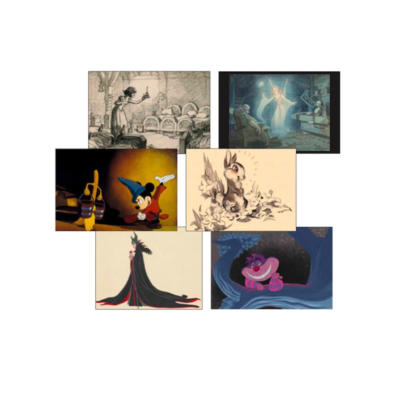 Golden Age Of Disney (1937-1961) Postcard Fantasia,The.