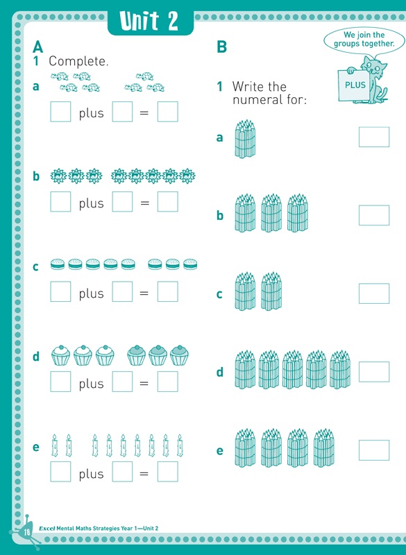 Mental Maths Strategies Year 1, Excel Basic Skills by Excel