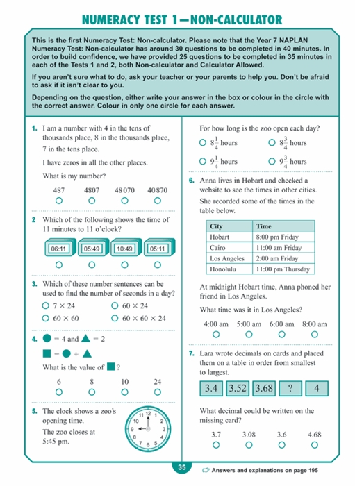 Booktopia Excel NAPLANstyle Tests, Year 6 by Excel, 9781741253887