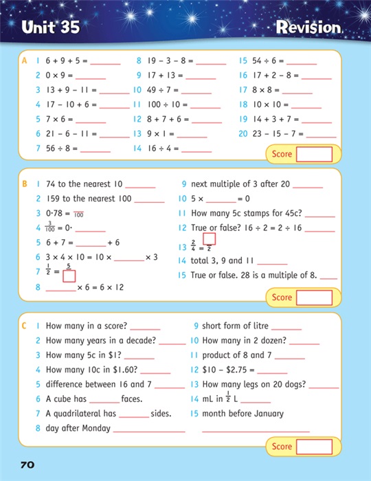 Booktopia Targeting Mental Maths Year 3, Australian Curriculum