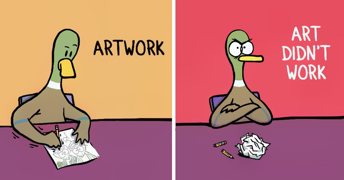 Duck Copes With Everyday Life And Kids One Cartoon At A Duck Copes With Everyday Life And Kids One Cartoon At A