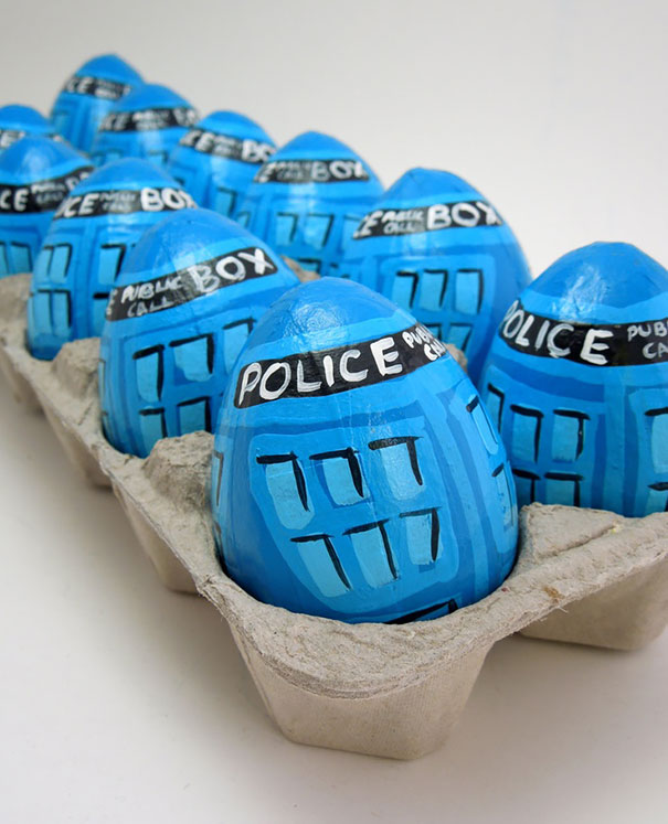 Doctor Who Tardis Easter Egg Bored Panda