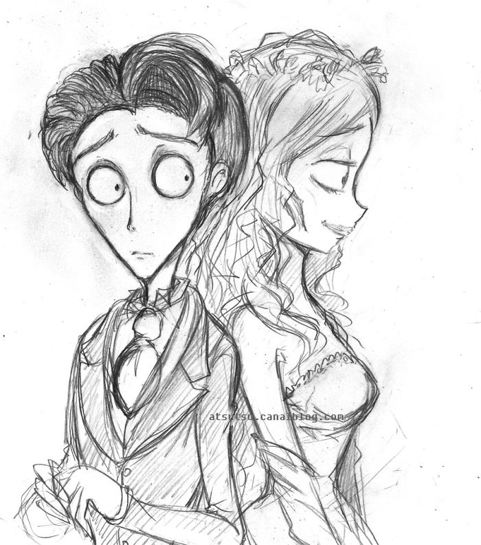 The Corpse Bride Fan Art Bored Panda