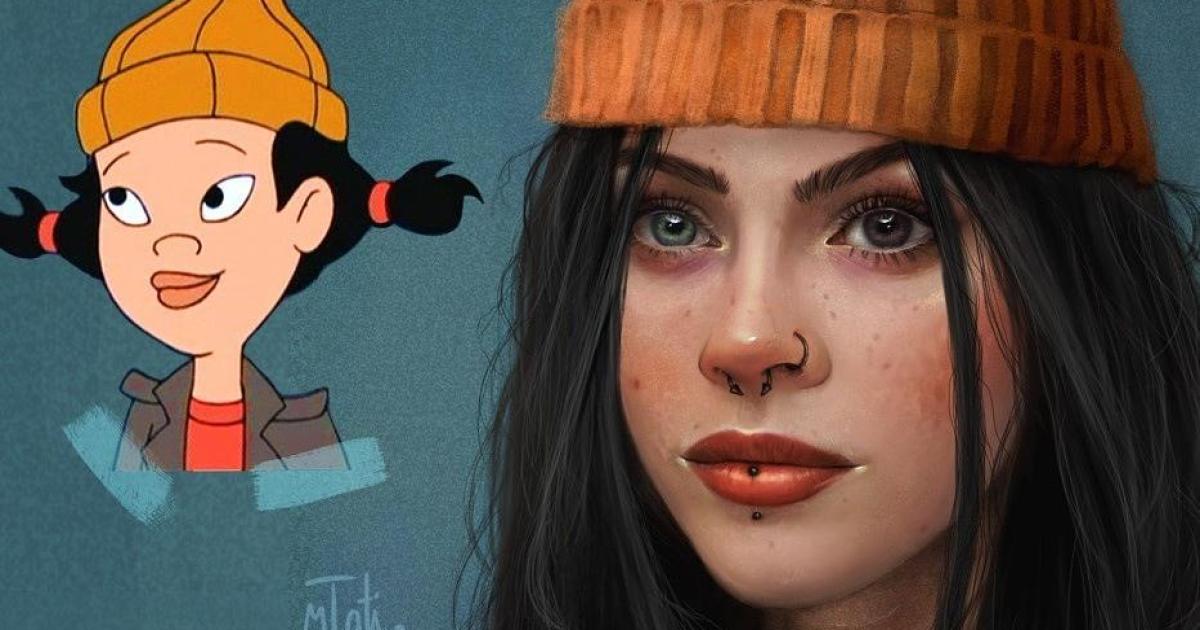 Esta artista hace versiones más realistas de personajes de Esta artista hace versiones más realistas de personajes de