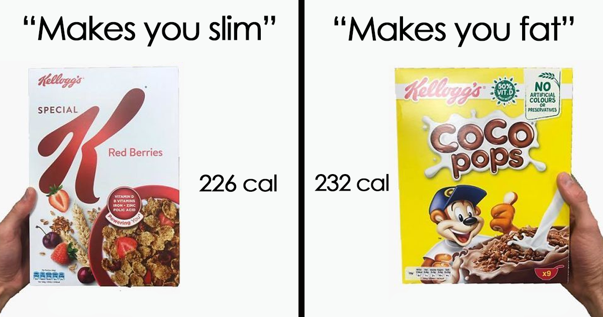 30 Surprising Food Comparisons From A Nutrition Coach That Destroy Dieting Myths – Do You Agree With Him? | Bored Panda