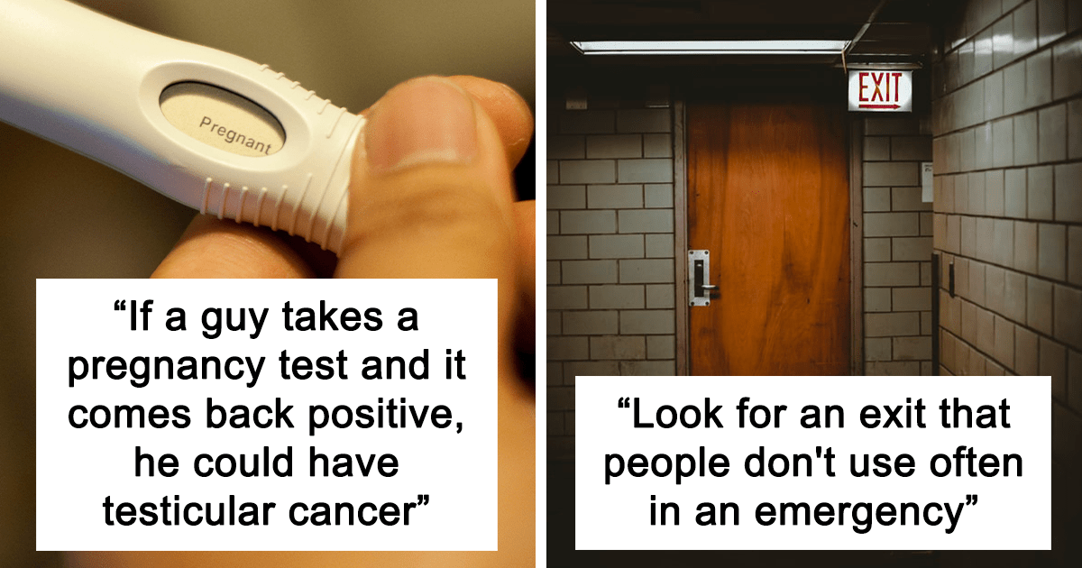 19 Pieces Of Random Advice That Could Save Your Life Bored Panda