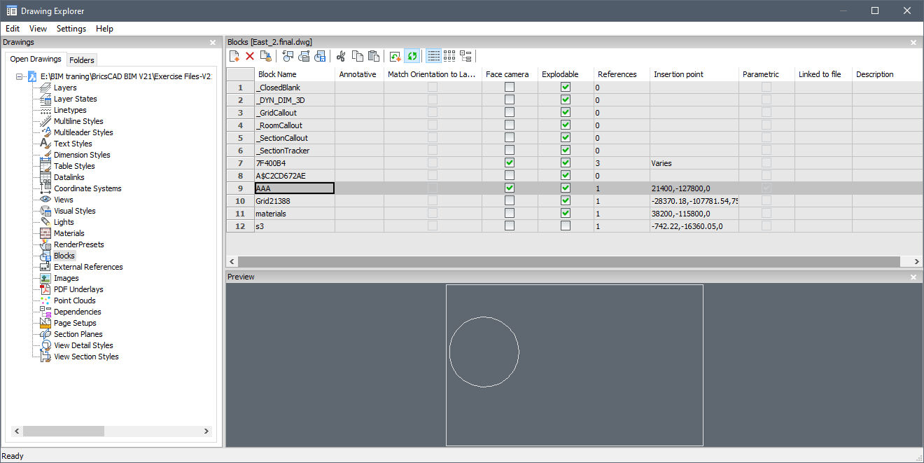 EXPBLOCKS command BricsCAD Bricsys Help Center