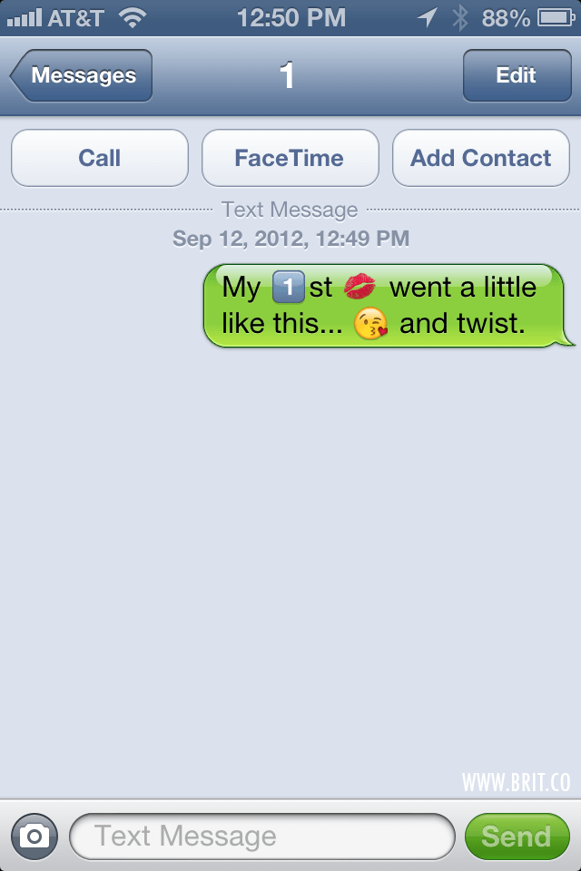 Popular Song Lyrics in iOS Emoticon Form Brit + Co