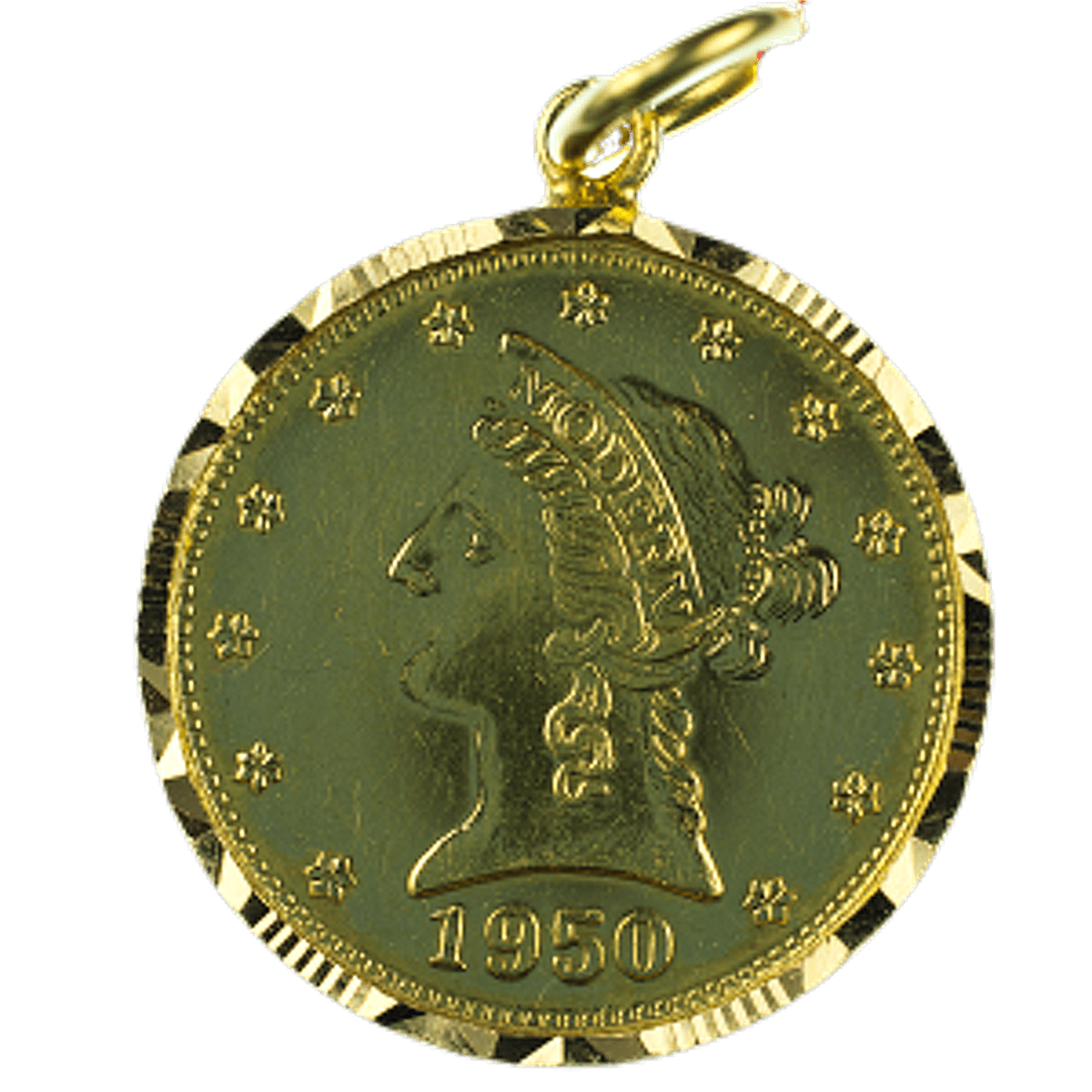 Prize Jewellery Modern Flower Medallion 12.87 gram gold fine weight