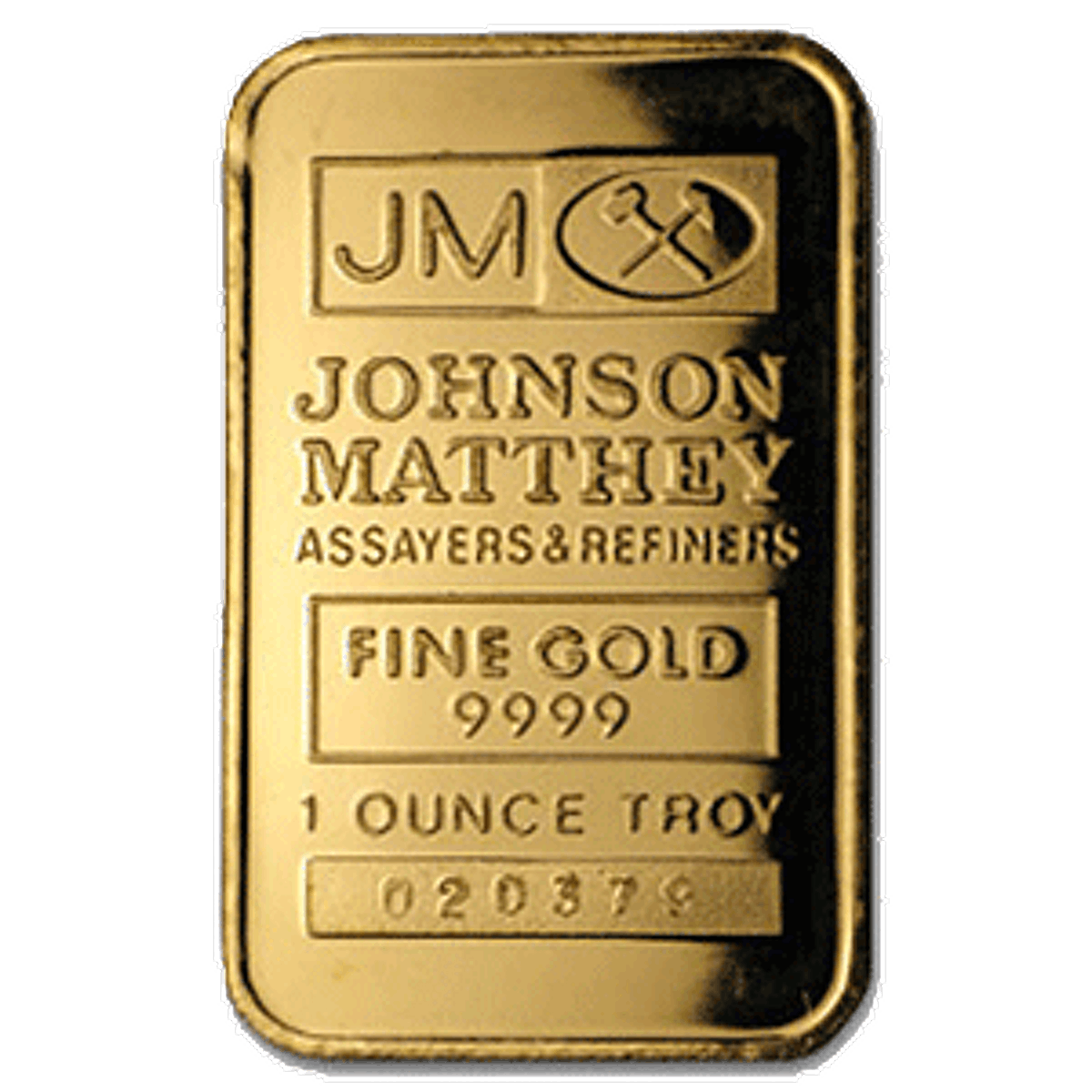 Buy 1 oz Johnson Matthey Gold Bullion Bar (PreOwned)