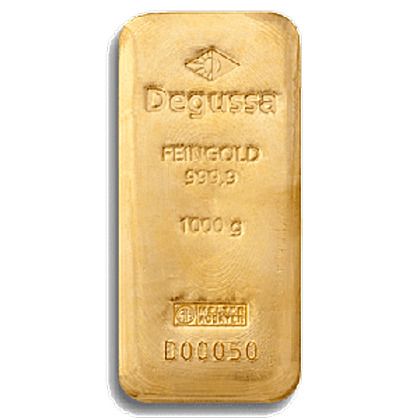Degussa Gold Bar 1 kg BullionStar Singapore