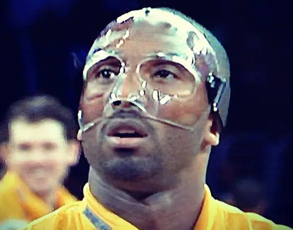 UPDATE Kobe Bryant Was Forced To Wear A Demon Mask Last