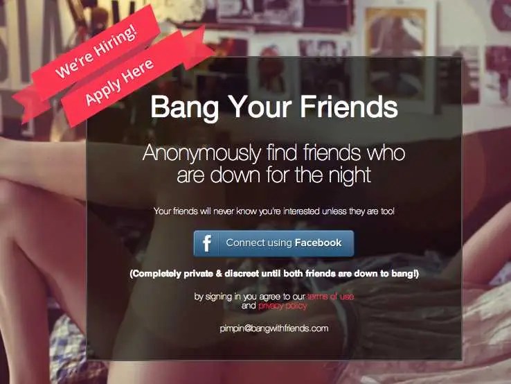 Bang With Friends Is Raising 1 Million To Help People Find Hook Up