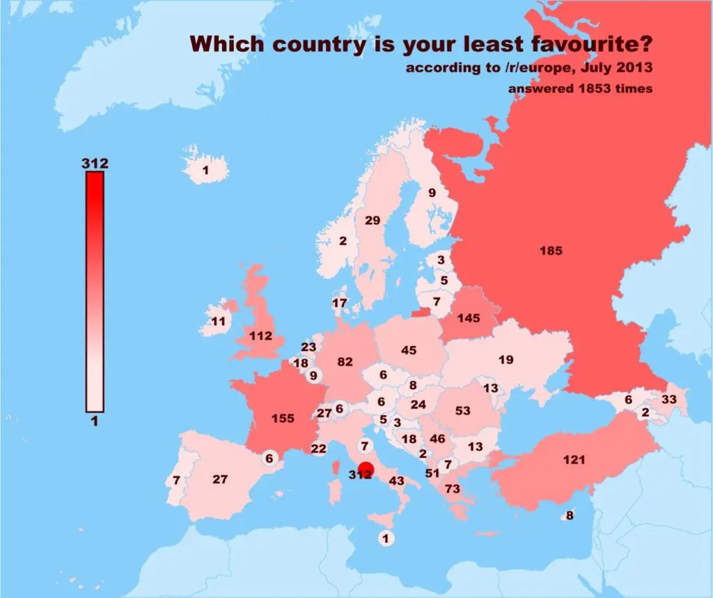 MAPS A Poll Asked Europeans Which Countries Were Drunkest, Hottest