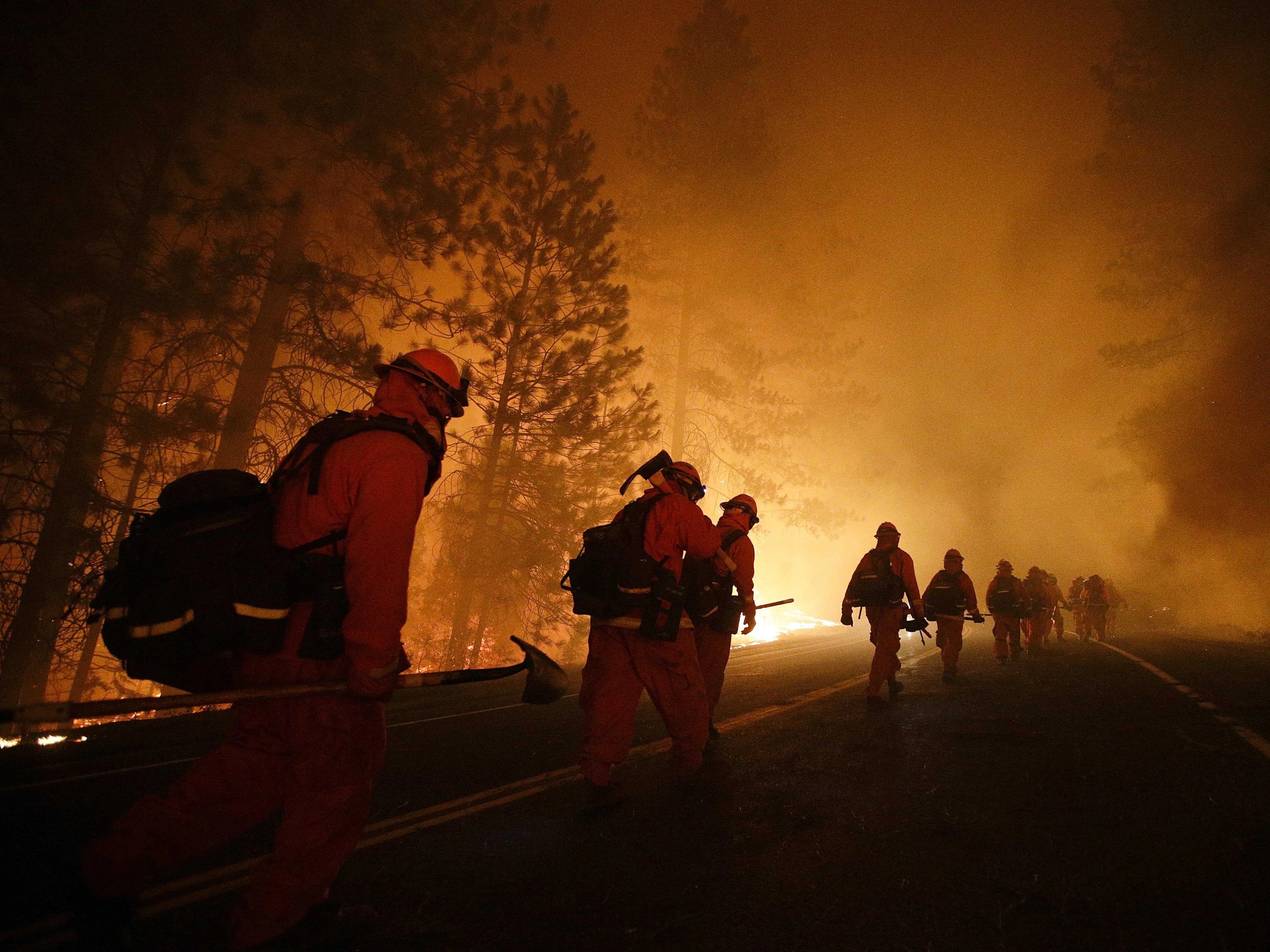 Prisoners Are Fighting Wildfires For US1 An Hour