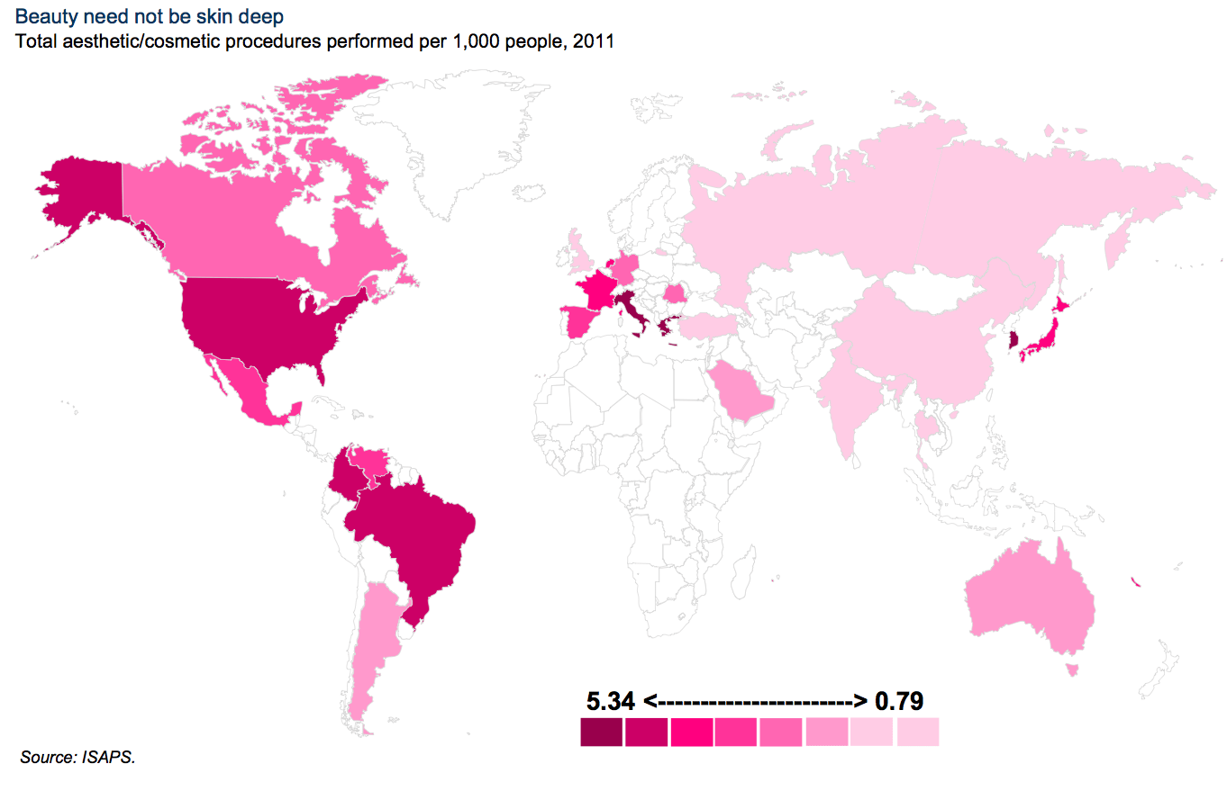 Here Are The Countries Where Tons Of People Are Getting Plastic Surgery