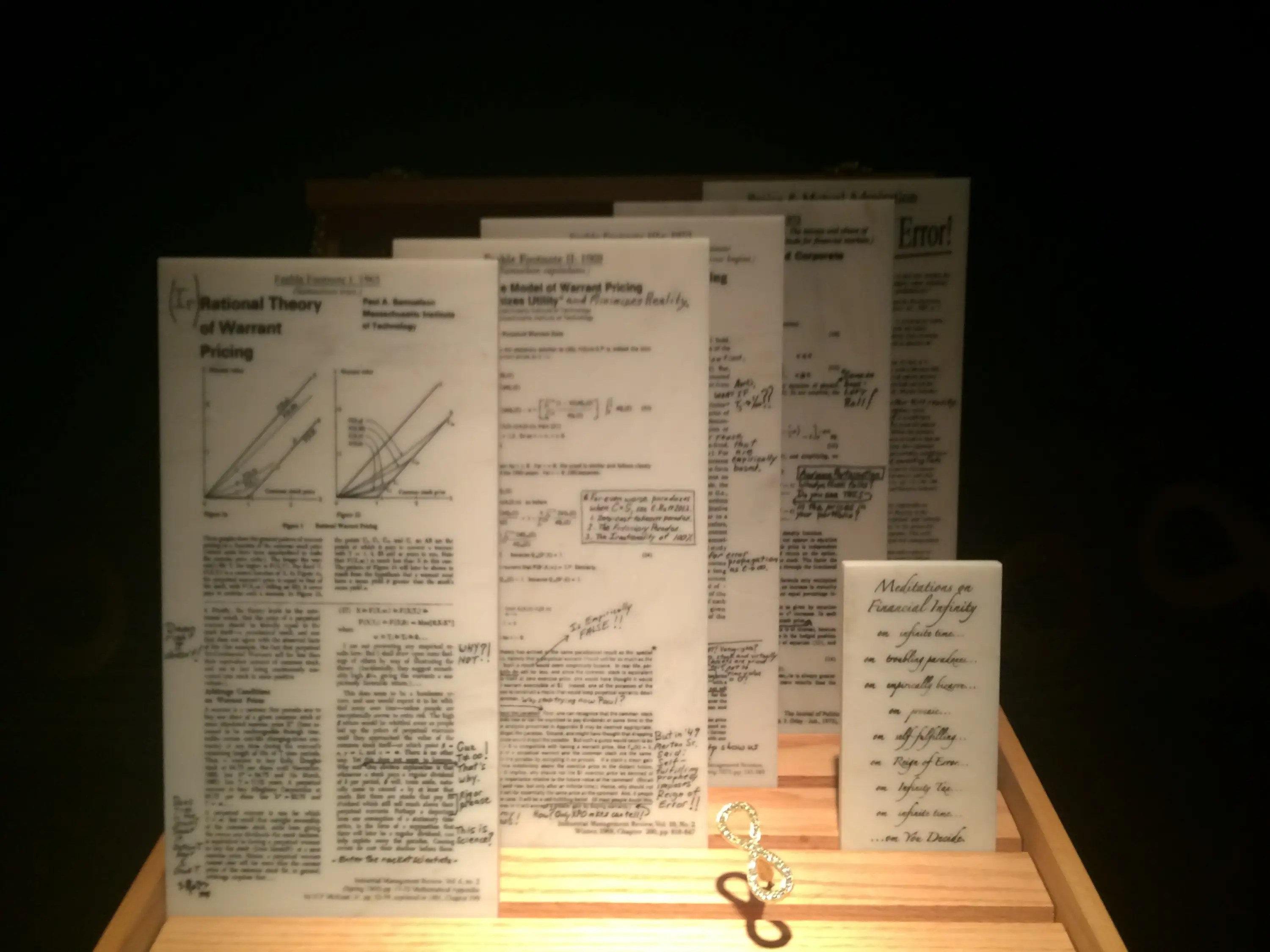 An Artist Was So Angry With Wall Street's Formula For Pricing Options