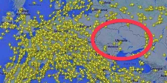 Ukraine Airspace Map Business Insider
