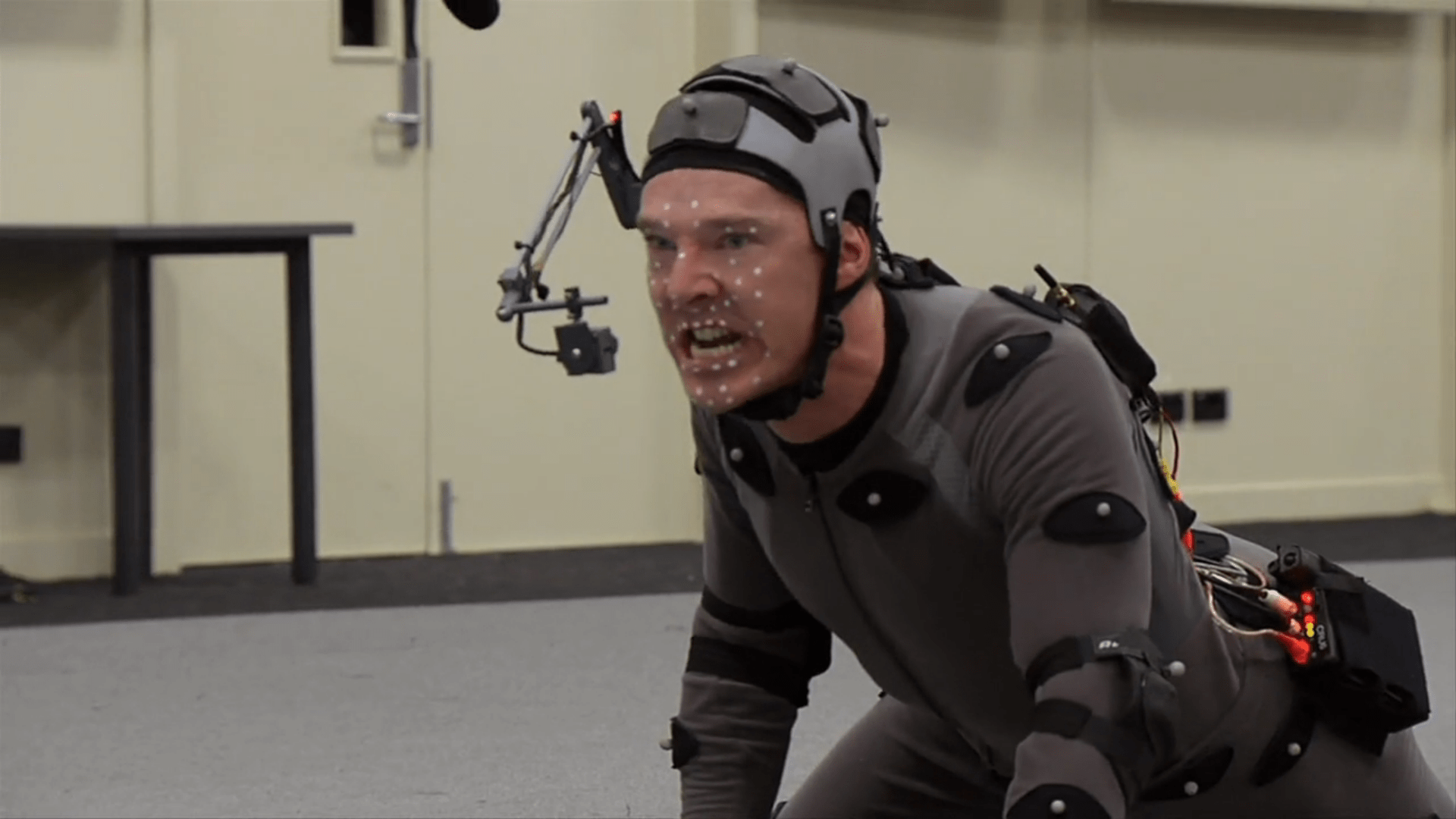 Benedict Cumberbatch Rolled Around On A Carpet To Bring The Dragon In