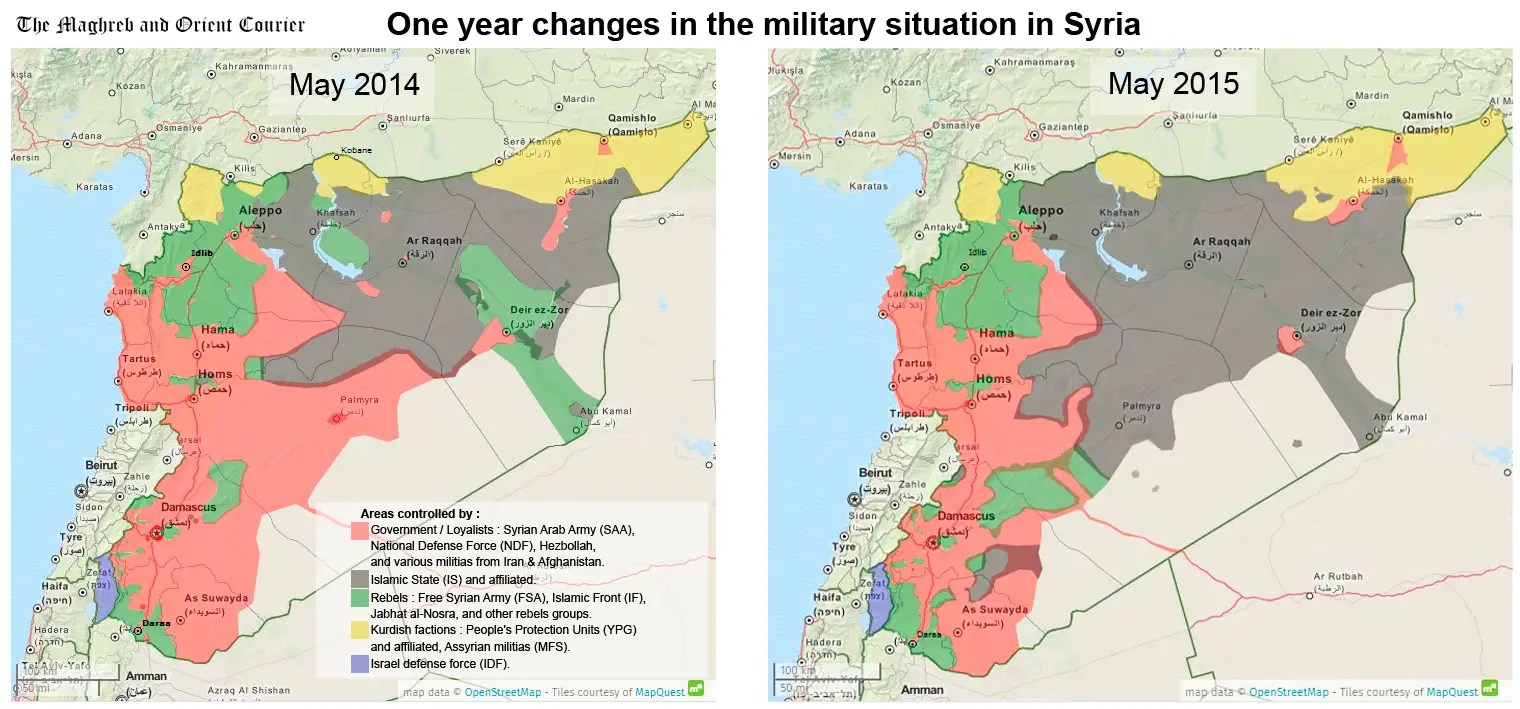 These maps show what ISIS has achieved in the last year Business Insider