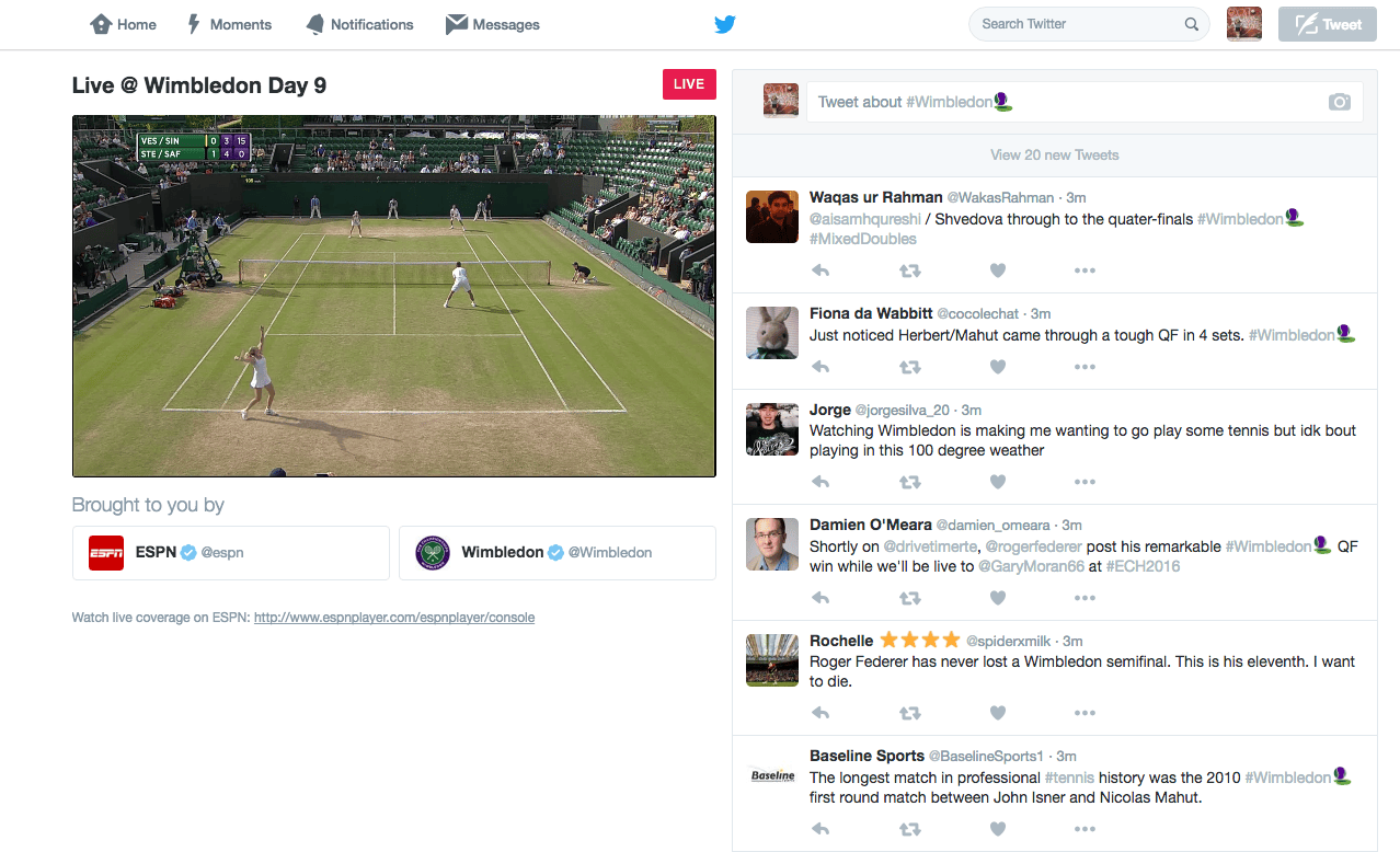 Twitter is livestreaming sports for the first time today Business