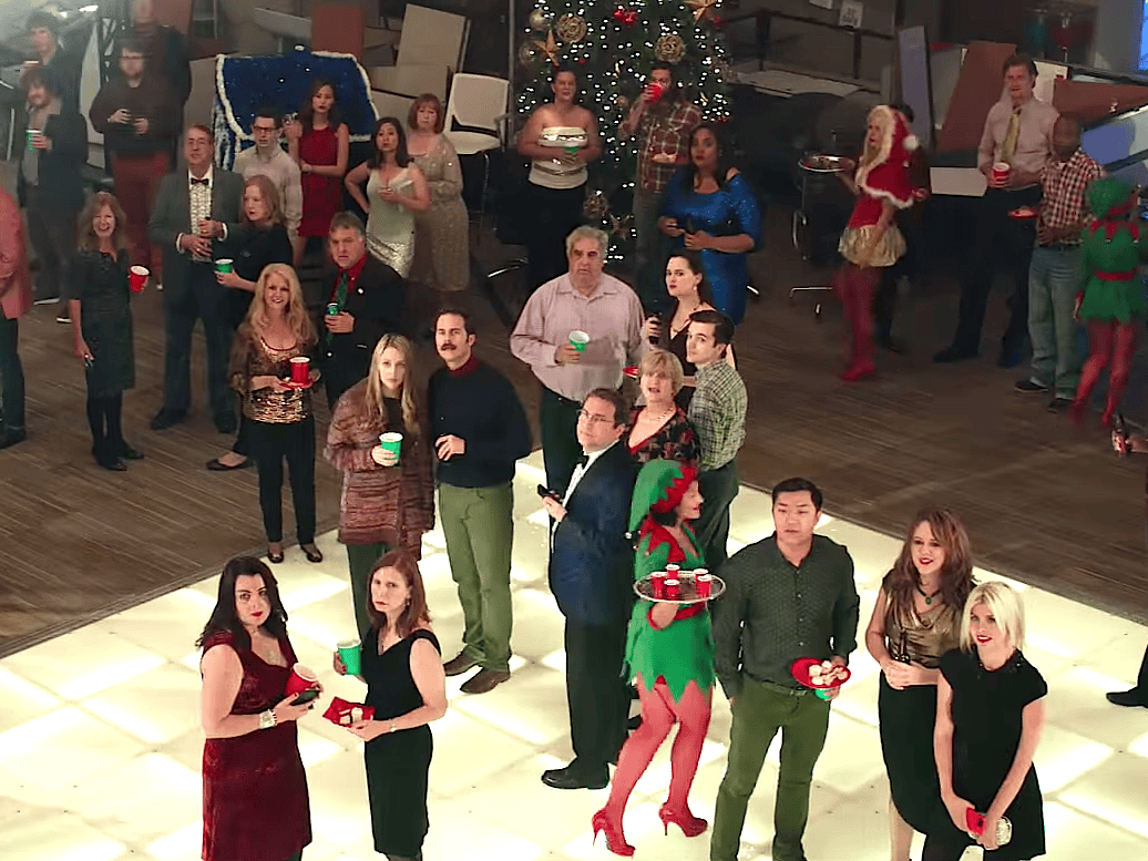 The most obvious conversation topic at your office holiday party should