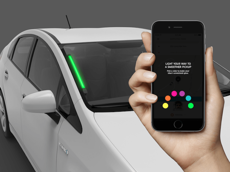 Uber is launching coloured lights so you know which car is picking you