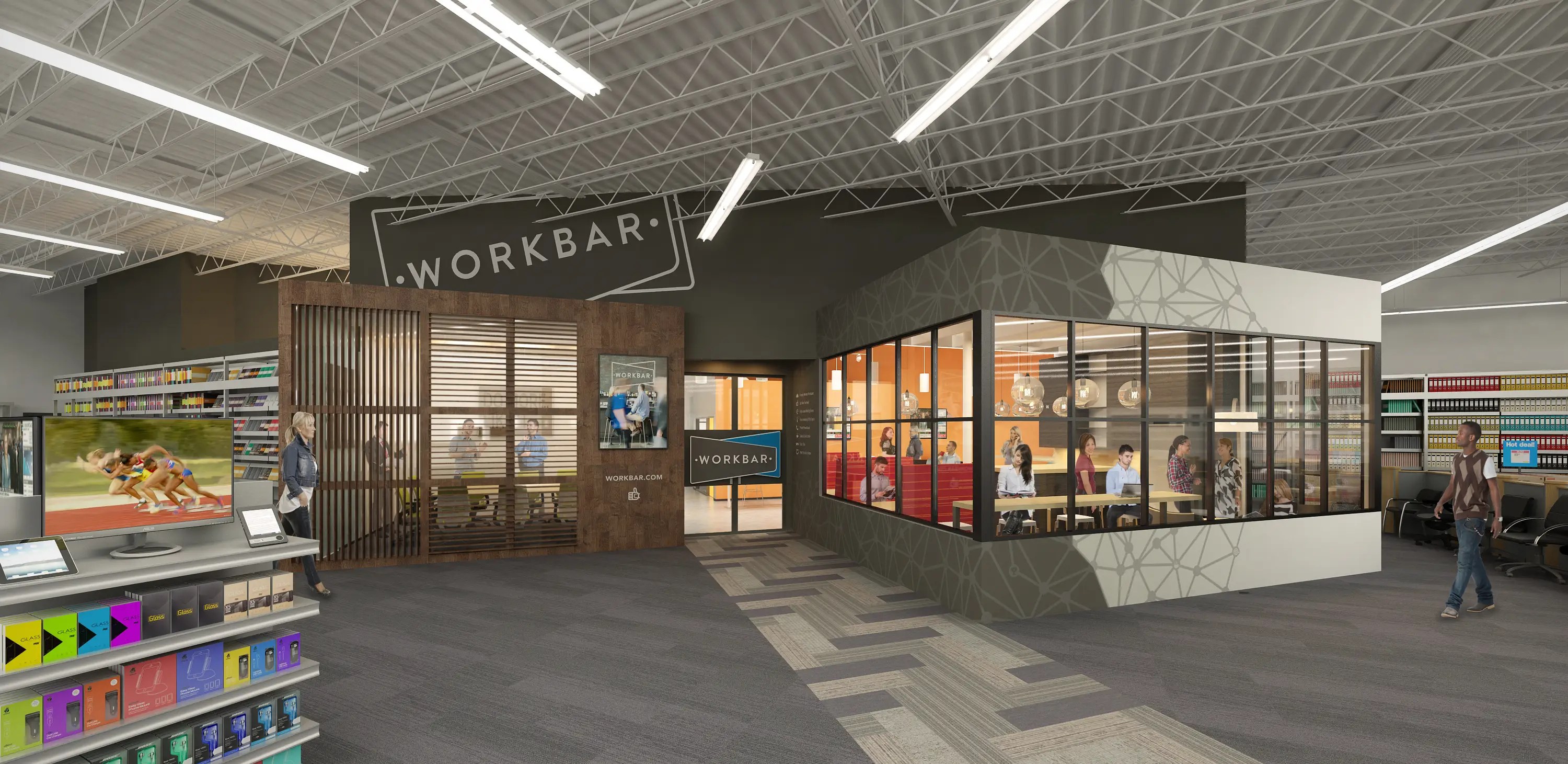Office Depot just opened a coworking space inside one of its stores