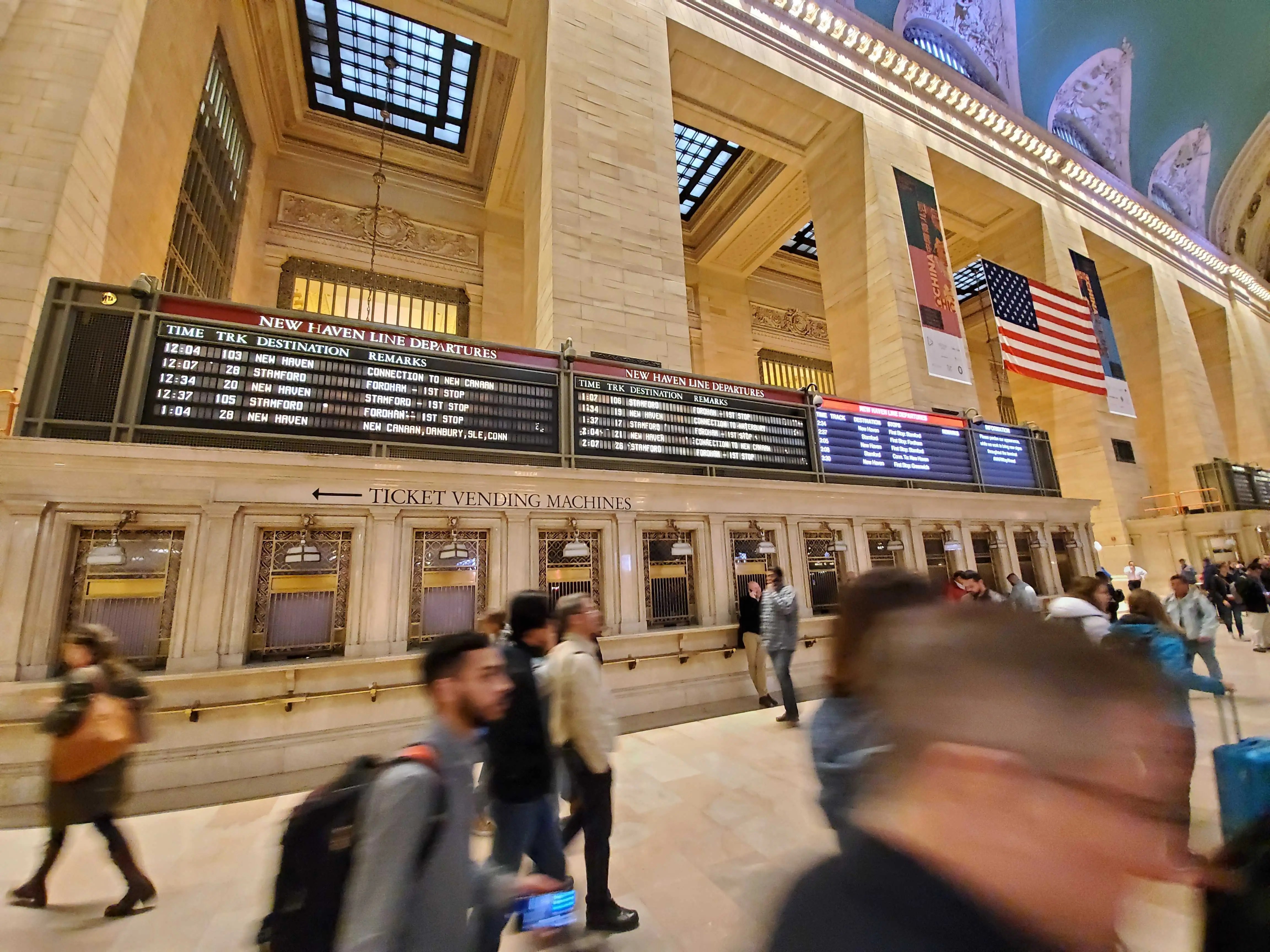 Train From New York Grand Central Station