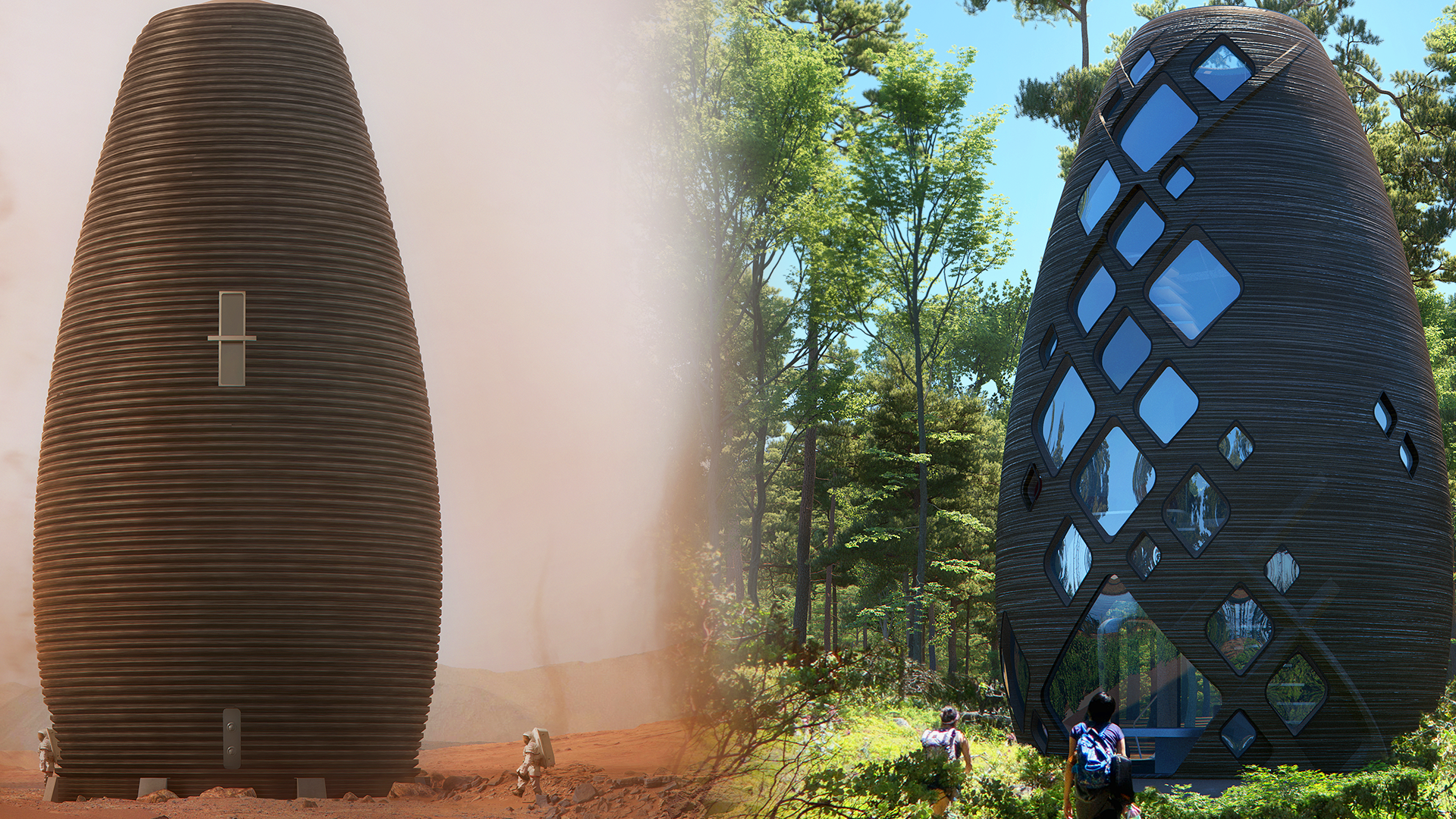 Look inside the 3Dprinted Mars home that NASA awarded