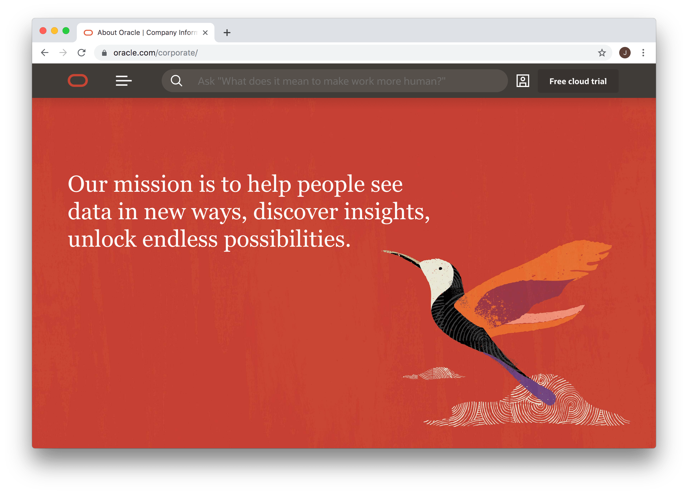 Oracle has a new mission statement from Larry Ellison, and